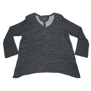 Calvin Klein Womens Plus Size Cotton V Neck Top Size 3X